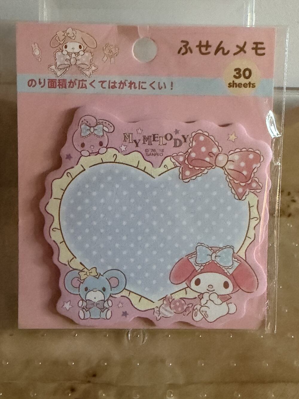 #MEL-014 Melody Licensed Sticky Note 30 Count